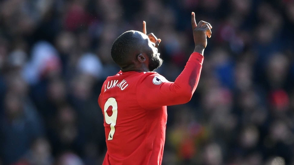 Romelu Lukaku scored Manchester United's first goal