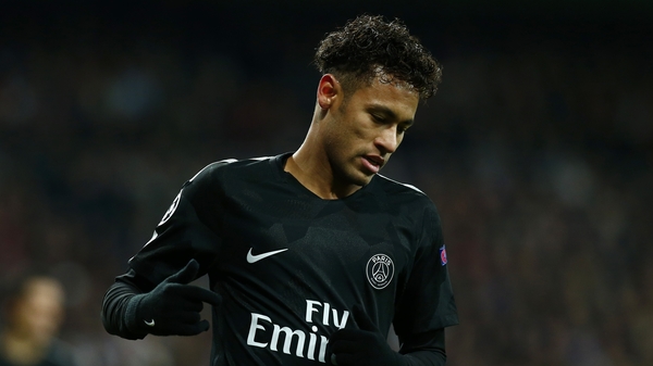 Neymar sprained his right ankle and cracked his fifth metatarsal