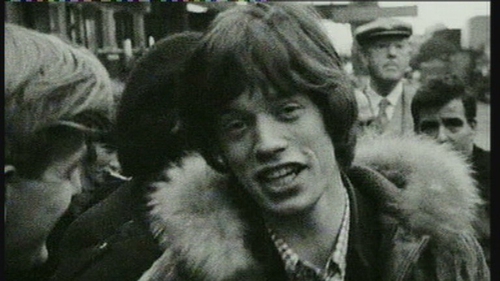 Mick Jagger. Pic: RTÉ Archives