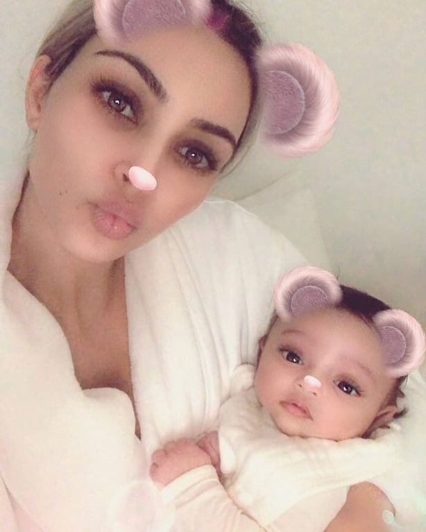 Kim Kardashian shares photo of daughter Chicago on Instagram