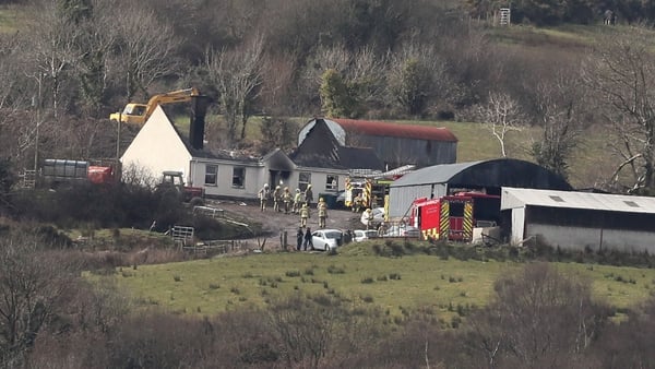 Four people, including a young child, died in the fire in Derrylin on Tuesday