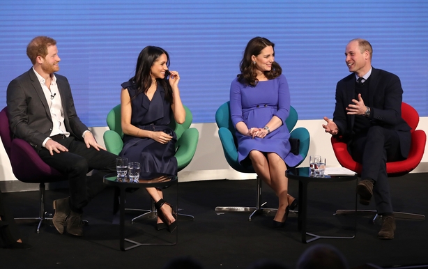 Prince Harry, Meghan Markle, Prince William and Kate Middleton