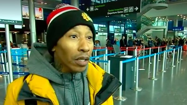 Rapper Fredro Starr slept at Dublin airport last night