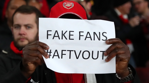 Some Arsenal fans are not happy with Arsenal fan TV