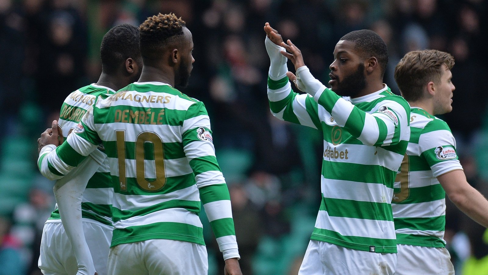 Dembele bags brace as Celtic breeze into semi-final