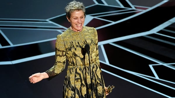 Frances McDormand won the Oscar for Best Actress