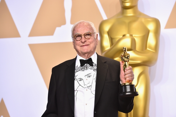 James Ivory, winner of the Best Adapted Screenplay award for 'Call Me By Your Name,'