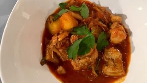 Sunil's chicken curry with fresh coriander