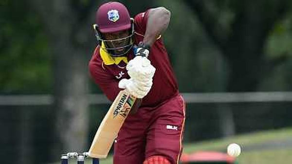 Rovman Powell of the West Indies