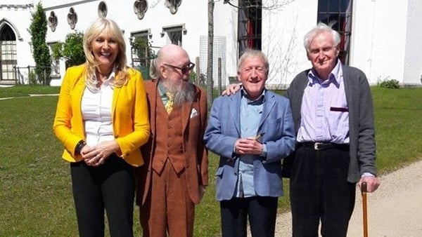 Miriam O'Callaghan with Gareth De Brún, Paddy Maloney and John Boorman