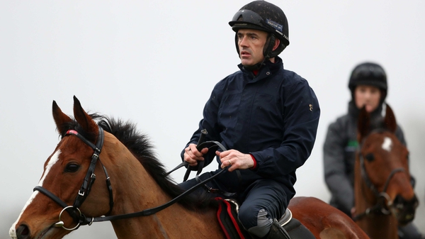 Ruby Walsh on board Faugheen this morning