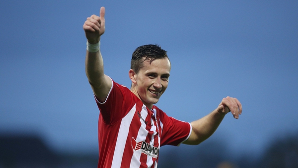 Aaron McEneff has now hit 11 goals so far for Derry this term