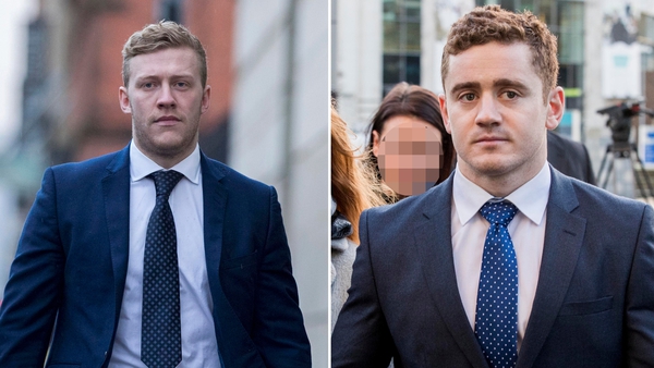 The IRFU and Ulster Rugby carried out a review into Stuart Olding (L) and Paddy Jackson (R)
