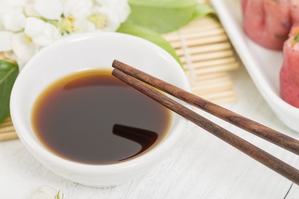 Soy Sauce & Chopsticks