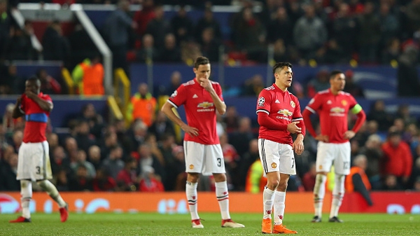Manchester United crashed out at Old Trafford