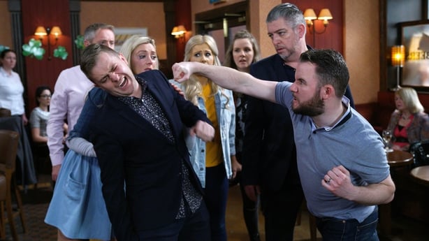 Fair City Mondo and Decco fight scene felt "very real" according to Jenny Dixon