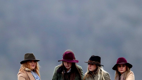Hats, seen at Cheltenham last month, were not needed for this low-key card