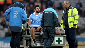Cian O'Sullivan went off injured against Kerry