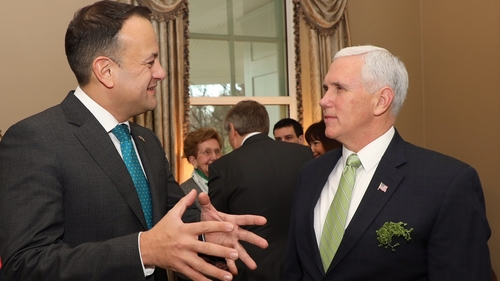 Leo Varadkar held talks with US Vice President Mike Pence