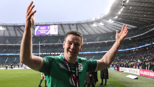 Jonathan Sexton could become the first Irishman in 17 years to win the award