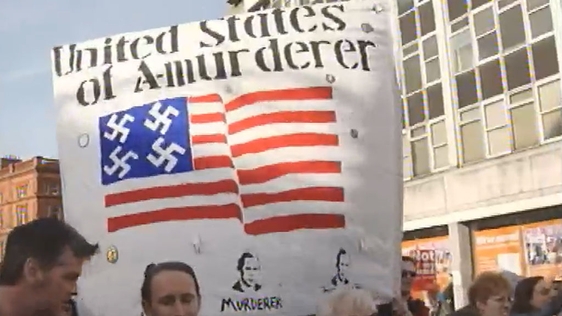 Anti-War Protest in Dublin (2003)