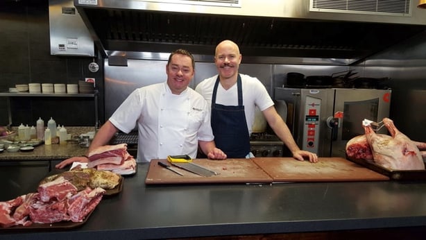 John-Wyer-head-chef-at-Forest-Avenue-restaurant-teaches-Neven-butchering-skills