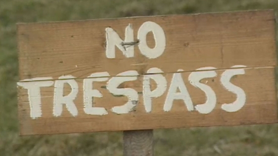 No Trespass Signs of Burren Farmers