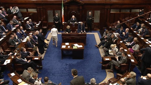A busy Dáil for the recent debate and vote on the Strategic Communications Unit