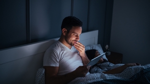 "Over 90 percent of individuals use some type of lighting device in the hour before trying to get to sleep"