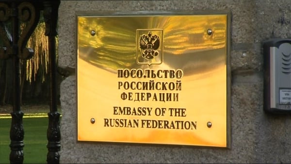 The number of staff at the Russian embassy is now 14 compared with 30 before the invasion of Ukraine