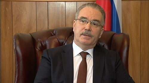 Russia's Ambassador to Ireland Yury Filatov said he hopes Ireland will use its "common sense"