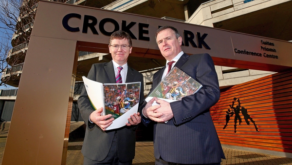 New GAA director general Tom Ryan (left) alongside Croke Park stadium director Peter McKenna