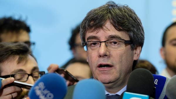 Carles Puigdemont was arrested after entering Germany last month on a Spanish-issued arrest warrant