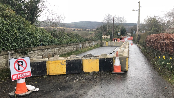 Road was closed following unauthorised excavation works
