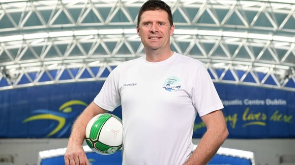 Niall Quinn was unveiled as an ambassador for the Para Swimming Championships