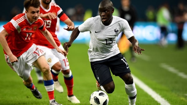 N'Golo Kante was the target for abuse from Russian fans