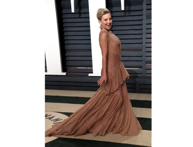 Hudson wearing Roberto Cavalli on the red carpet