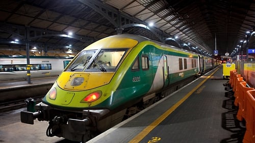 The girl was born on the 3.05pm train from Galway to Dublin's Heuston Station