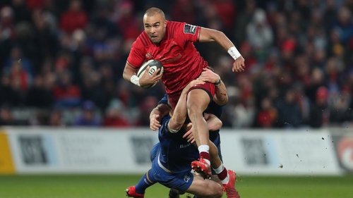 Simon Zebo returns to the Munster starting XV ahead of Saturday's visit of Toulon