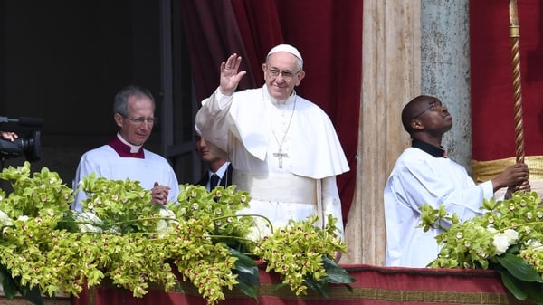 In his Easter address Pope Francis called for an end to 'so many acts of injustice' in the world