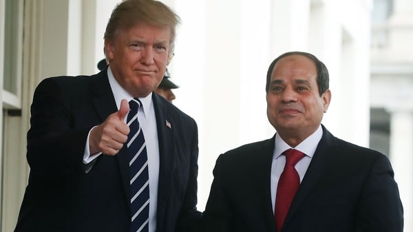Egyptian President Abdel Fattah al-Sisi met US President Donald Trump at the White House last year