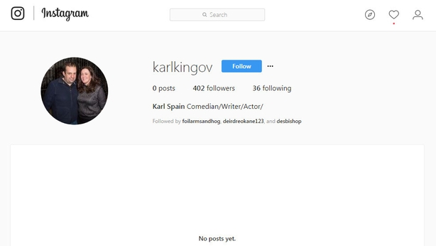 Karl's Instagram