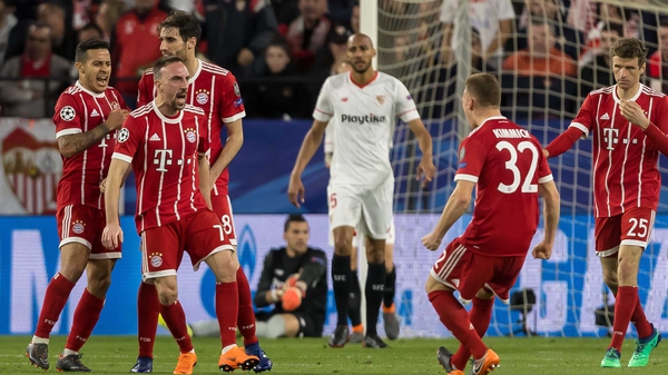 Bayern Munich bring two away goals to the second leg