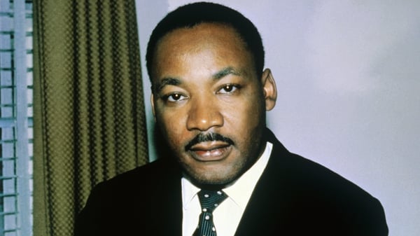 Martin Luther King: delineates two forces between which he finds himself standing