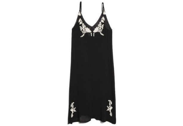 Topshop Western Embroidered Dress