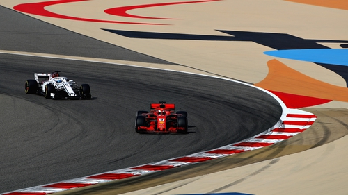 Sebastian Vettel takes Bahrain GP pole