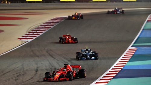 Sebastian Vettel claimed victory in Bahrain