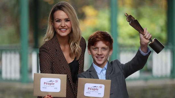 Aoibhín Garrihy and former winner Milo McCarthy
