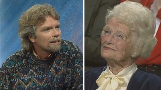 Richard Branson and Dorothy Huntley-Flindt (1993)