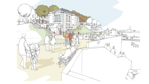 The redevelopment works will include a new walkway, café and artist studios